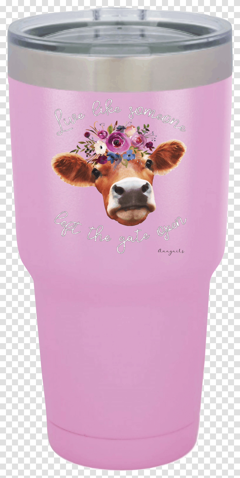 Live Like Someone Left The Gate Open Tumbler Calf, Cow, Cattle, Mammal, Animal Transparent Png