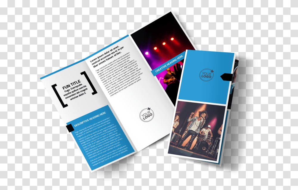 Live Music Band Brochure Template Preview Brochure, Poster, Advertisement, Flyer, Paper Transparent Png