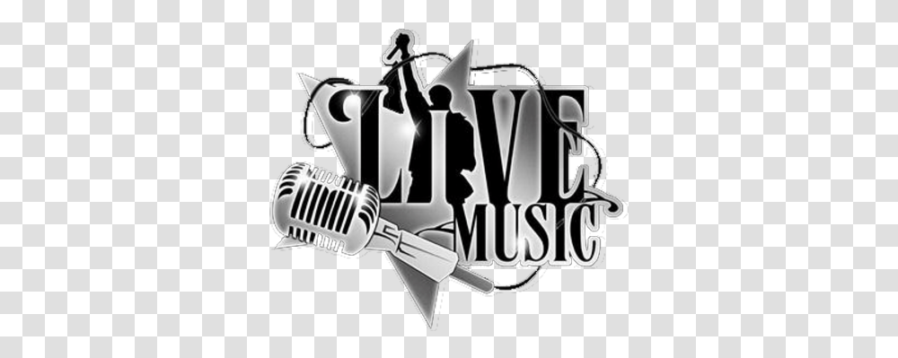 Live Music Musicpng Images Pluspng Live Music, Leisure Activities, Text, Karaoke, Microphone Transparent Png