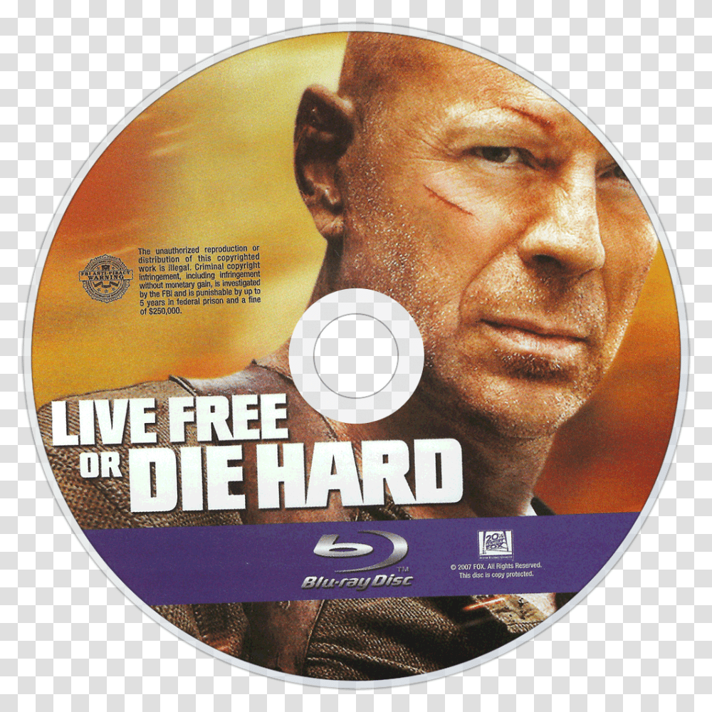 Live Or Die Hard Movie Fanart Fanarttv Live Free Die Hard, Disk, Dvd, Person, Human Transparent Png