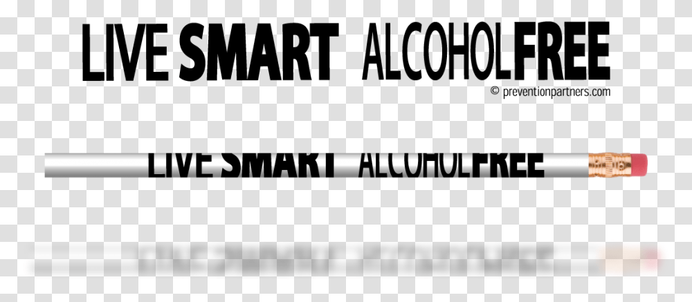 Live Smart Alcohol Free Main Black And White, Baseball Bat, Team Sport, Word Transparent Png