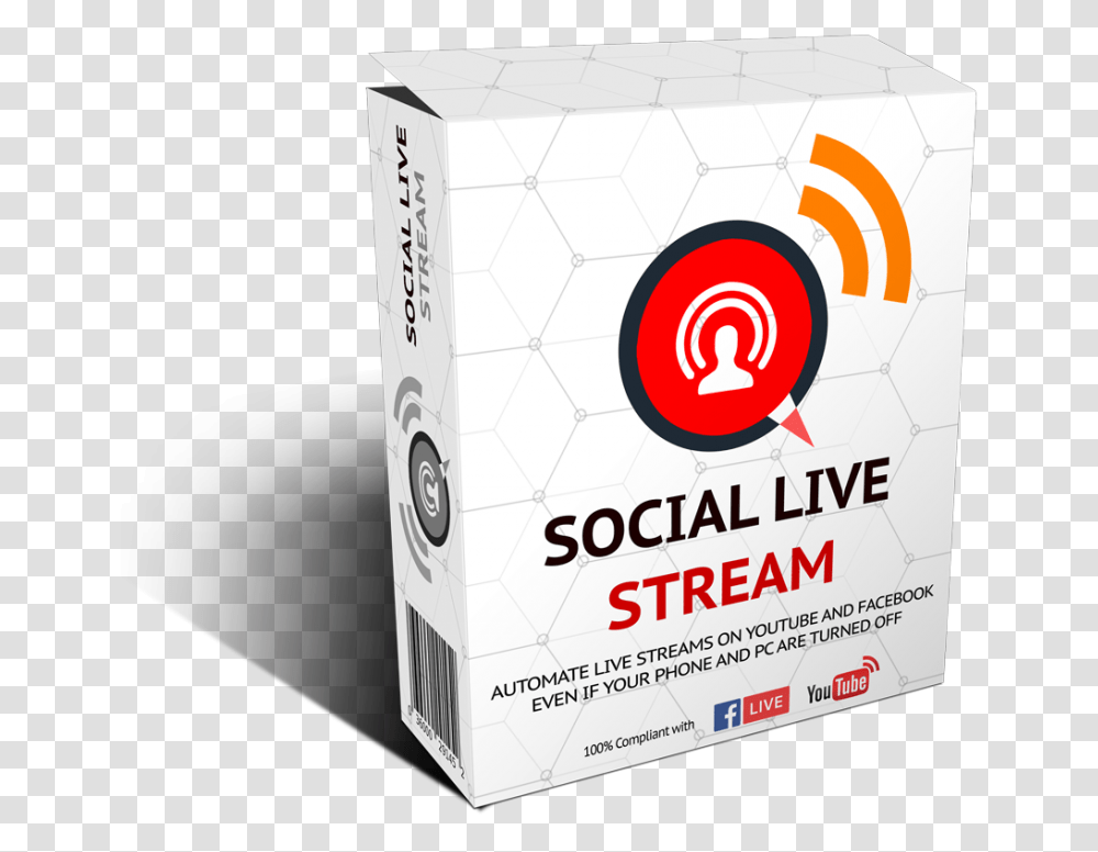 Live Social Streaming The Future Of Digital Marketing Box, Advertisement, Poster, Paper Transparent Png
