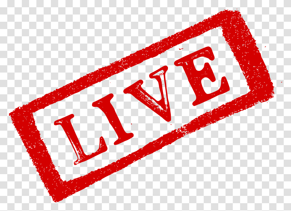 Live Stamp Live, Label, Text, Sticker, Word Transparent Png