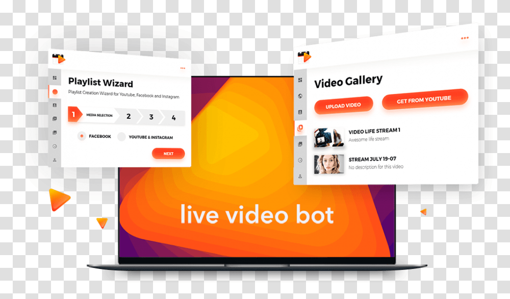 Live Video Bot Online Advertising, Electronics, Screen, Monitor Transparent Png