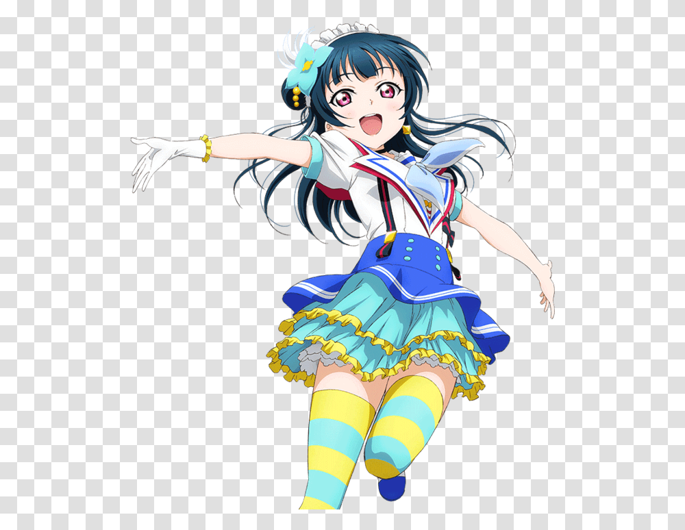 Live Yohane Aozora Jumping Heart, Dance Pose, Leisure Activities, Person, Performer Transparent Png