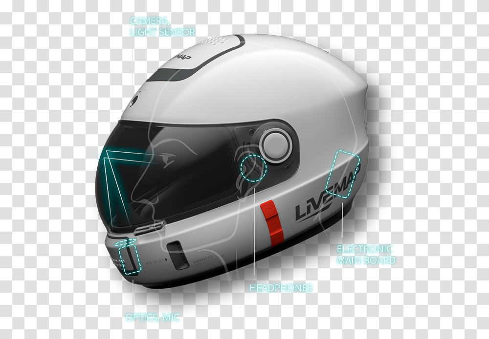 Livemap Helmet, Apparel, Crash Helmet, Car Transparent Png