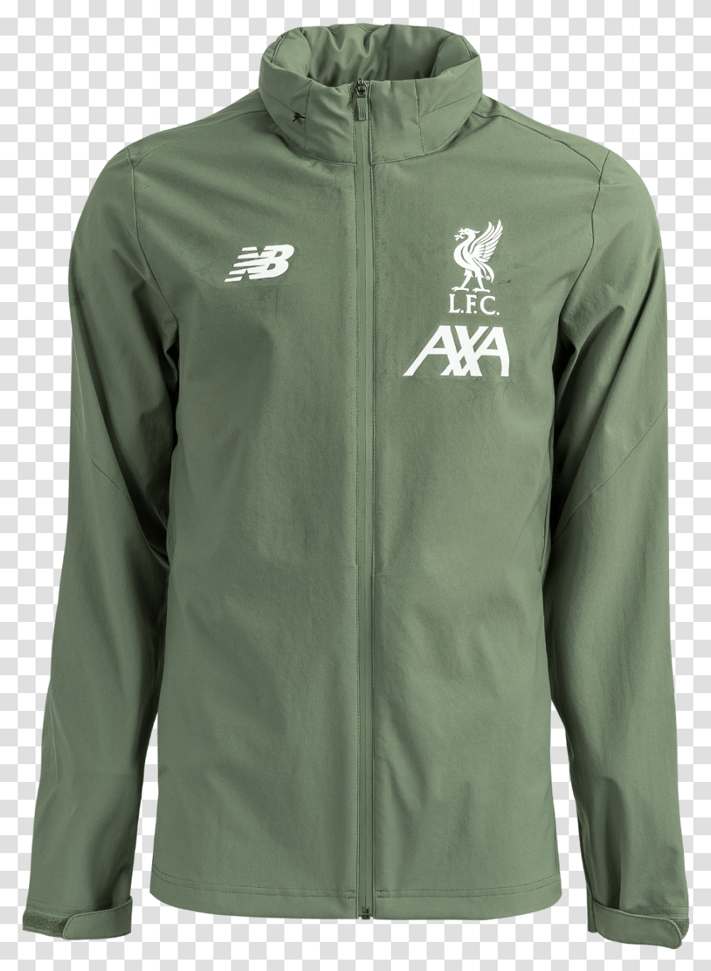 Liverpool Fc Base Storm Jacket Agave Green Ez Football Pocket, Clothing, Apparel, Fleece, Coat Transparent Png