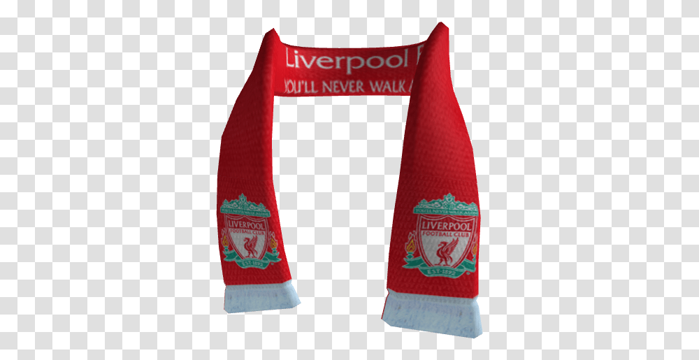 Liverpool Fc Scarf Liverpool Fc Scarf Roblox, Apparel, Stole, Sash Transparent Png