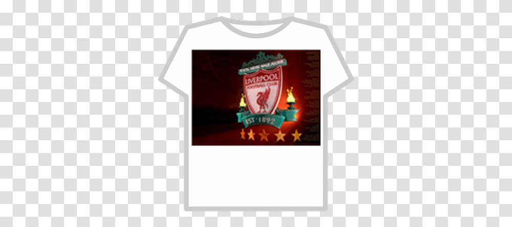 Liverpool Fclogo2 Roblox Liverpool Fc, Clothing, Text, T-Shirt, Sleeve Transparent Png