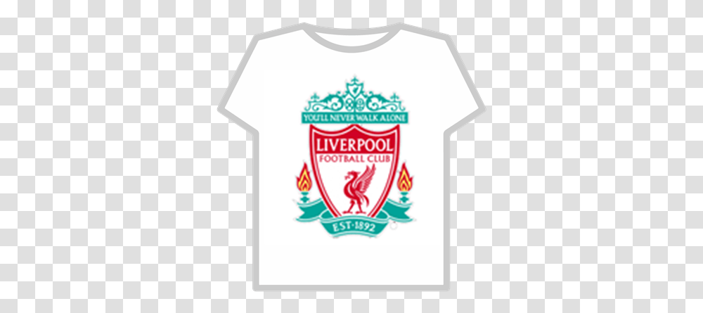 Liverpool Logo Liverpool T Shirt Roblox, T-Shirt, Clothing, Apparel, Text Transparent Png