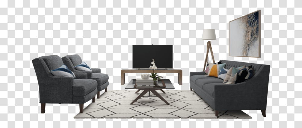Living 2 F Coffee Table, Furniture, Couch, Monitor, Screen Transparent Png