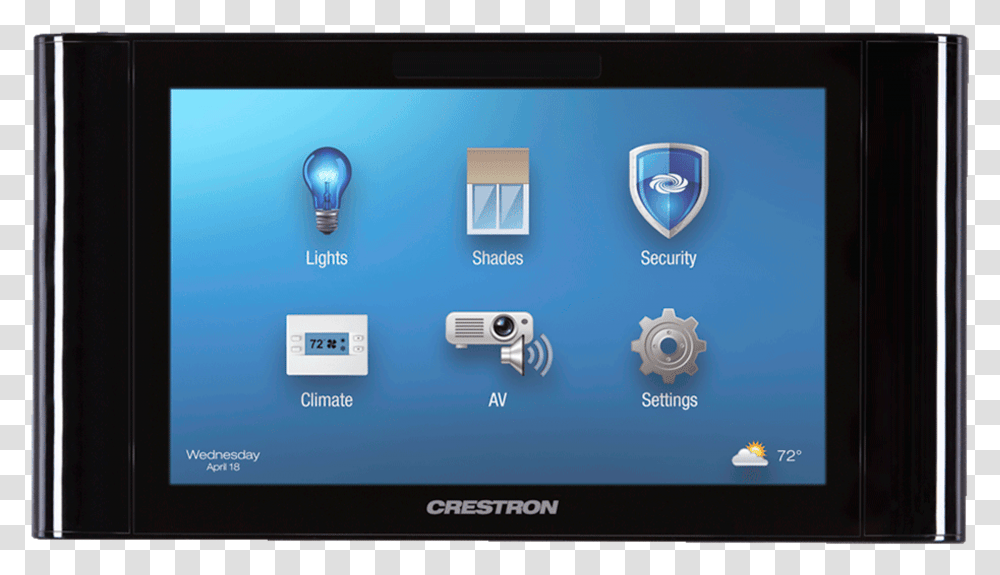 Living Crestron Crestron Touch Screen, Electronics, Computer, Monitor, Display Transparent Png