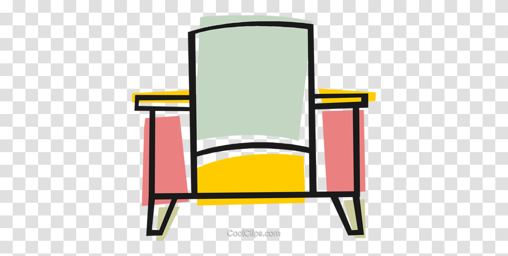 Living Room Chair Royalty Free Vector Clip Art Illustration, Furniture, Canvas, Bed Transparent Png