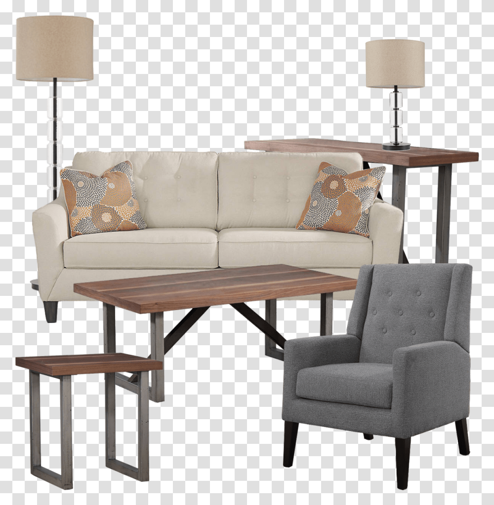 Living Room, Furniture, Chair, Couch, Table Lamp Transparent Png