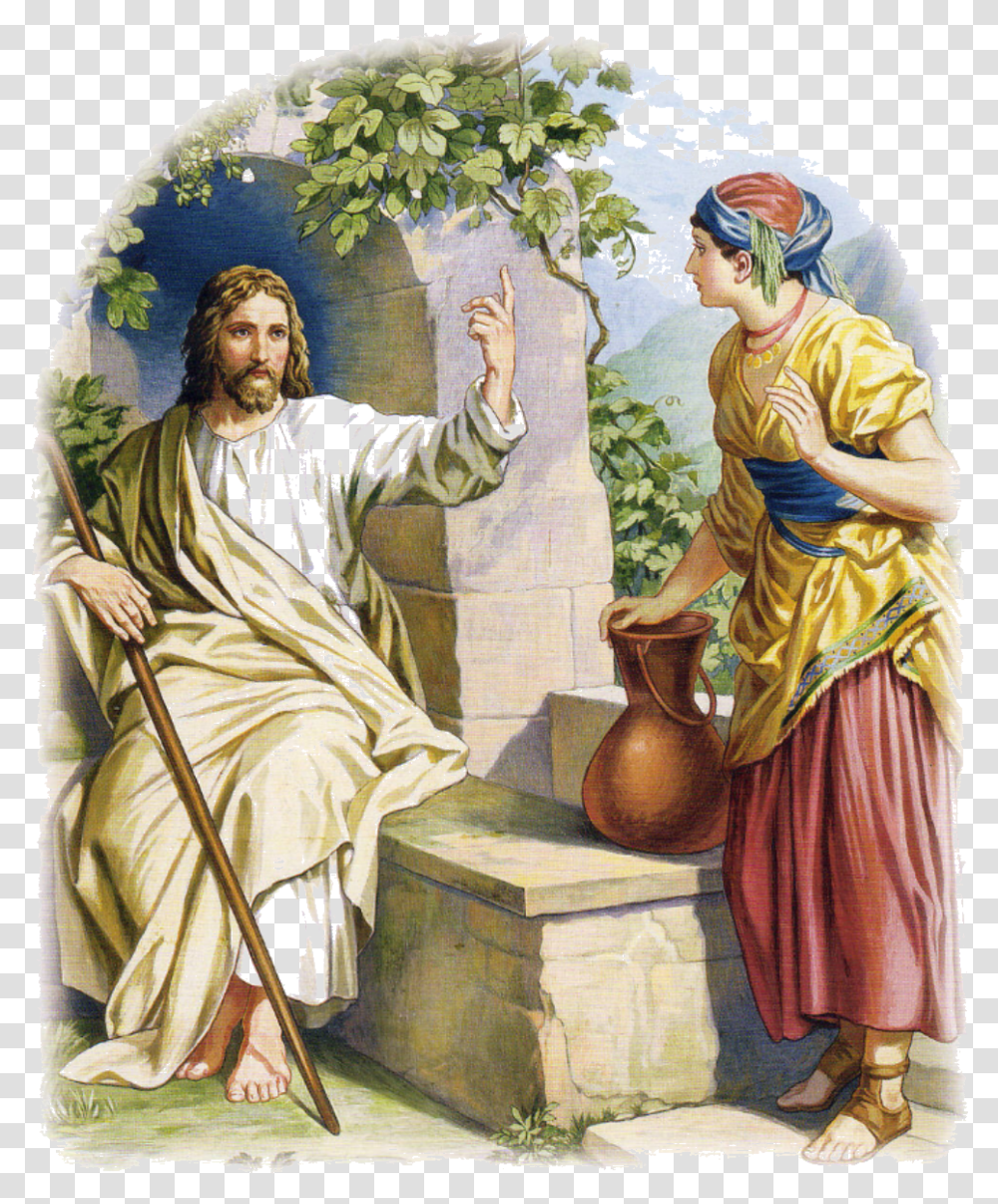 Living Water Perfect Refreshment For The Sin Parched John 4 1, Painting, Person, Pottery Transparent Png