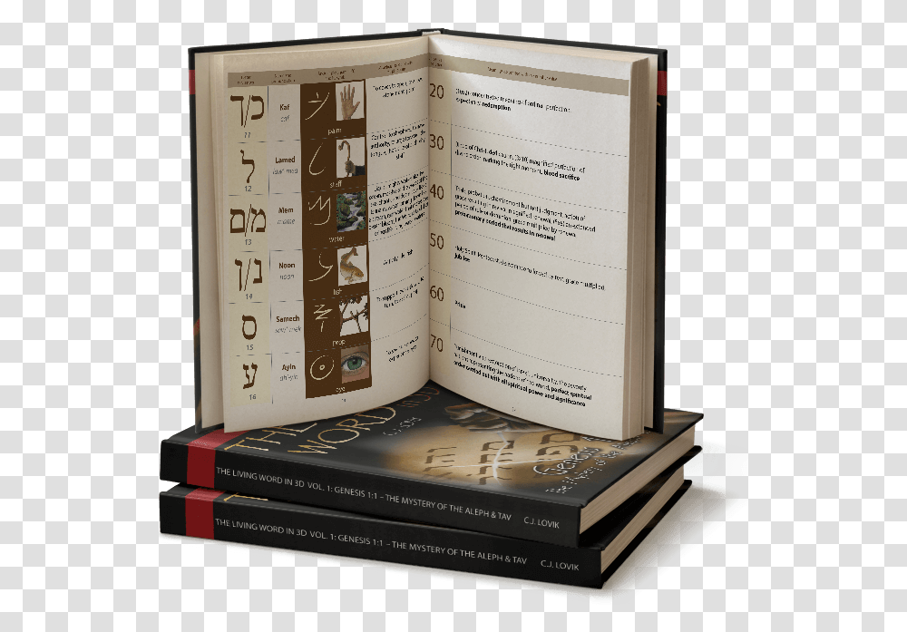Living Word In 3d, Book, Page, Paper Transparent Png