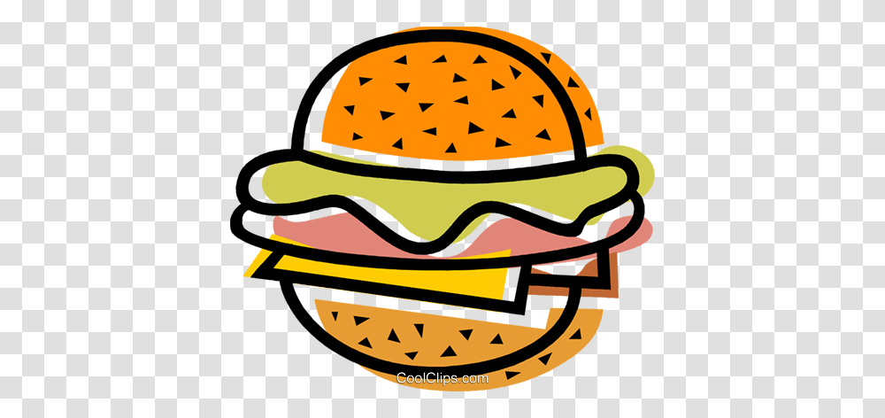 Livre De Direitos Vetores Clip Art, Burger, Food, Plant Transparent Png