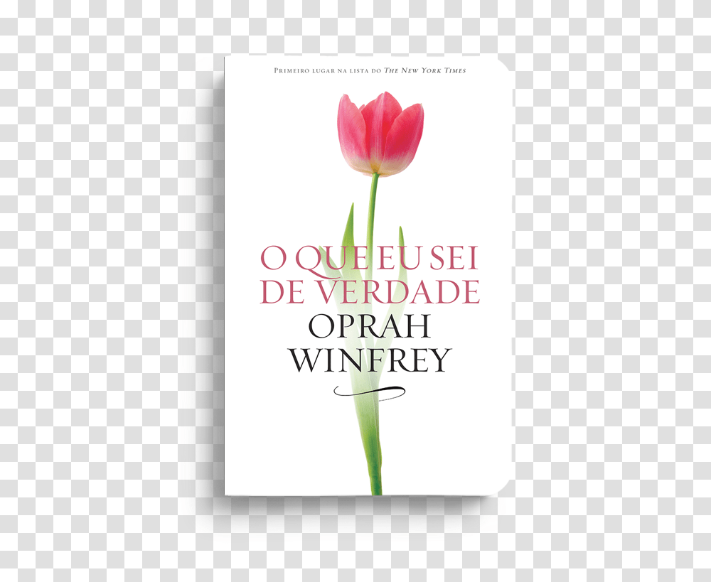 Livro Eu Sei De Verdade Oprah Winfrey, Plant, Flower, Blossom, Tulip Transparent Png