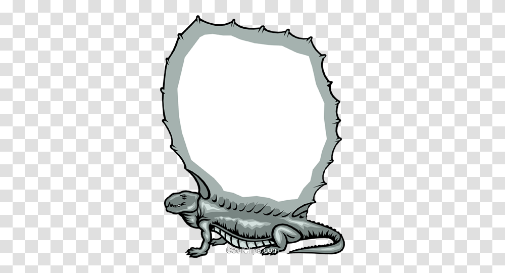 Lizard Background Royalty Free Vector Clip Art Illustration, Mirror, Animal, Reptile Transparent Png