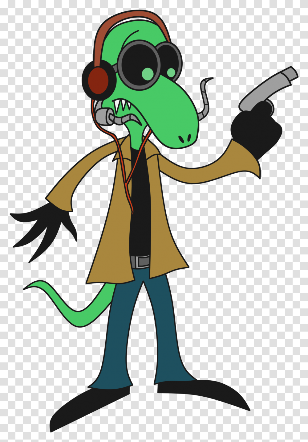 Lizardfighter Cartoon, Face, Coat, Silhouette Transparent Png