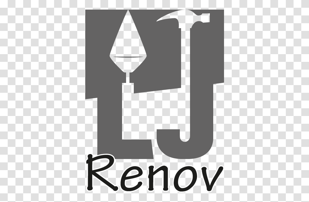 Lj Renov Entreprise De Logo Logo Maconnerie, Text, Alphabet, Symbol, Lamp Transparent Png