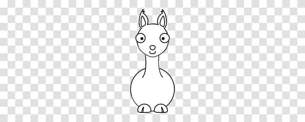 Llama Emotion, Snowman, Nature, Stencil Transparent Png