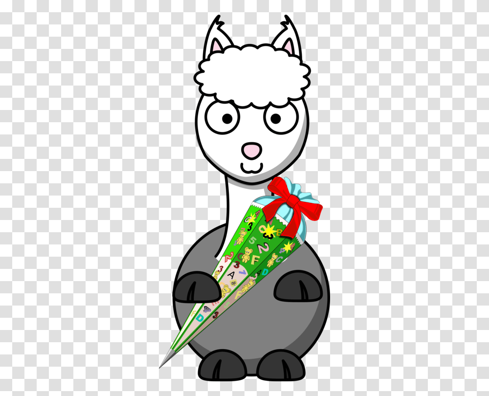 Llama Cartoon Drawing Stoat Comics, Gift, Christmas Stocking Transparent Png