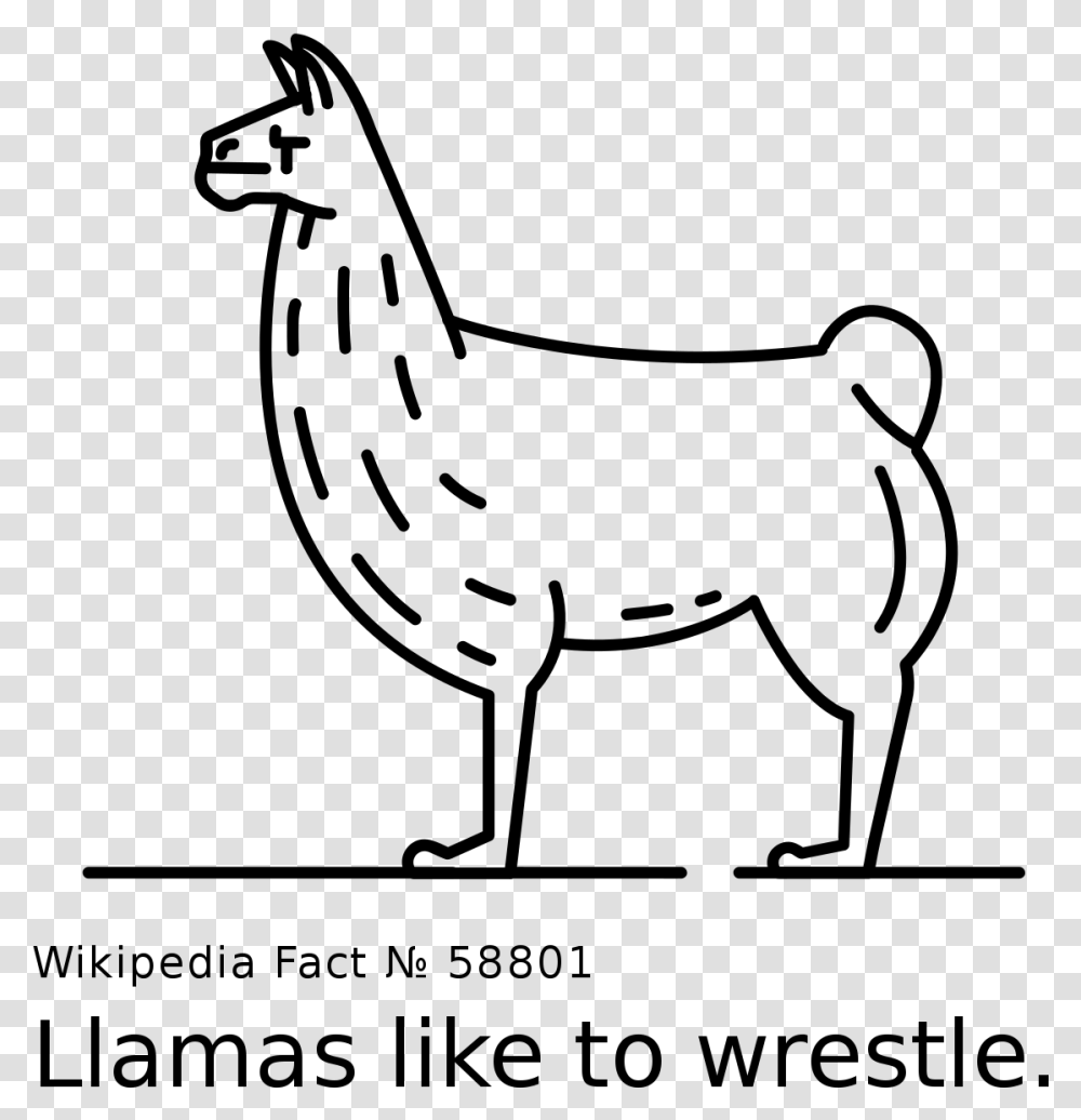 Llama Dibujo Facil, Gray, World Of Warcraft Transparent Png