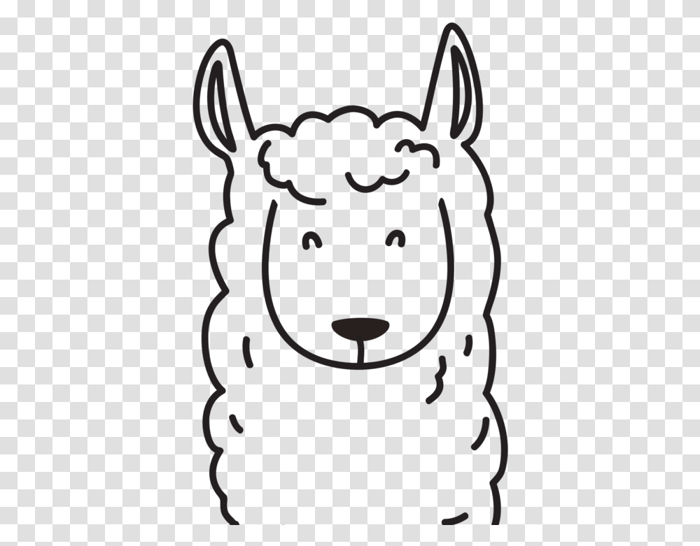 Llama Head Cartoon, Cat, Pet, Mammal, Animal Transparent Png