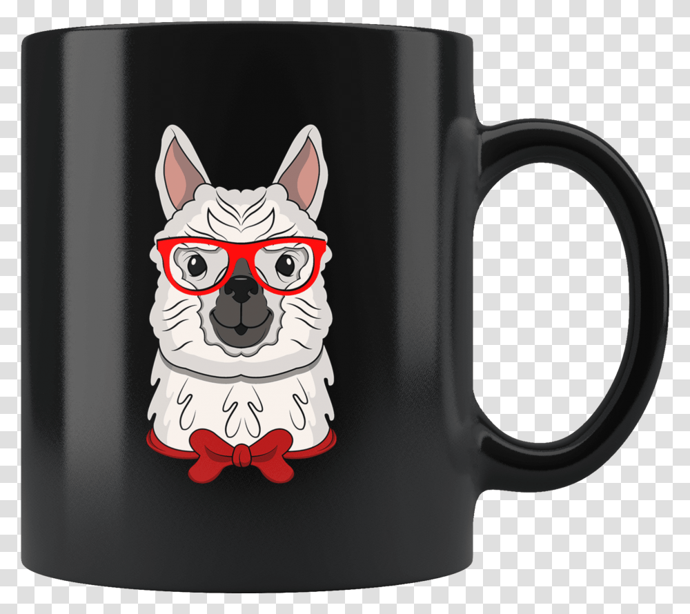 Llama Hipster Glasses Sexy Beast Alpaca Lover Cute You Cannot Make Everyone Happy You Are Not Coffee, Coffee Cup, Stein, Jug Transparent Png