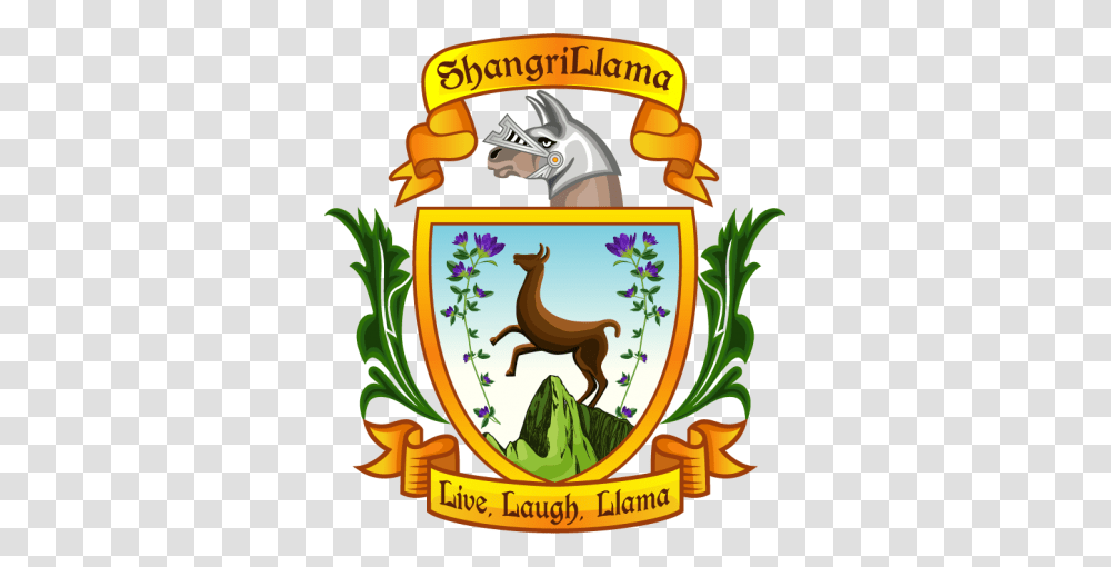 Llama Parties Shangrillama, Logo, Label Transparent Png