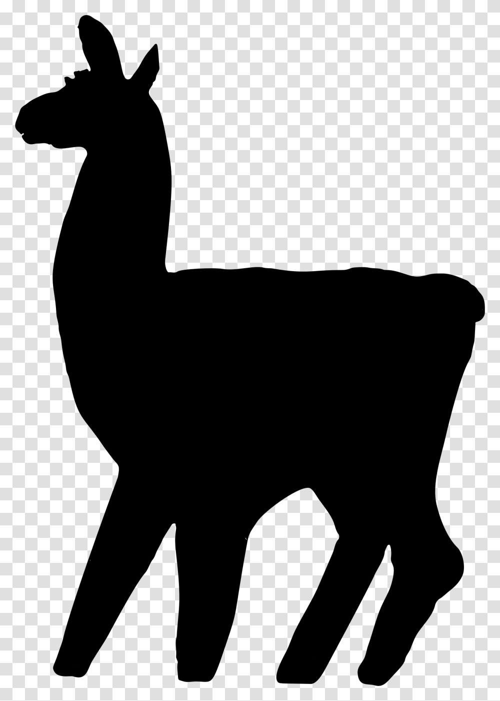 Llama Silhouette Icons, Gray, World Of Warcraft Transparent Png