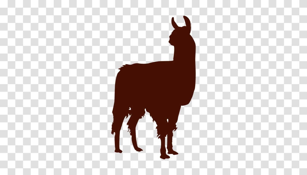 Llama Silhouette, Mammal, Animal, Deer, Wildlife Transparent Png