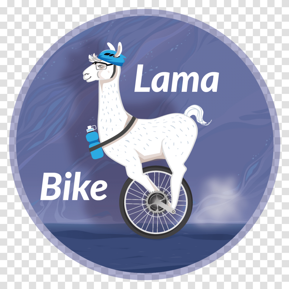 Llama, Wheel, Machine, Mammal, Animal Transparent Png
