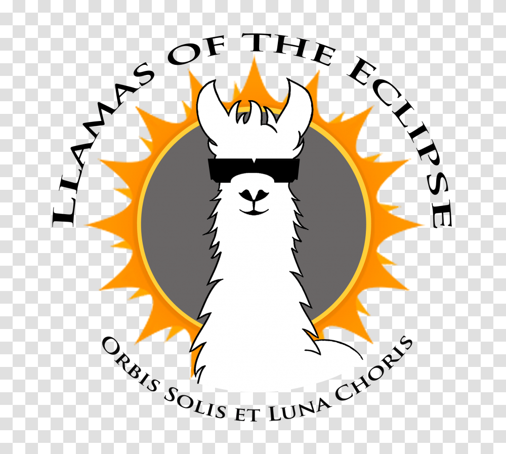 Llamas Of The Eclipse Dedicated To The Optical Health Of Llamas, Mammal, Animal, Poster, Advertisement Transparent Png