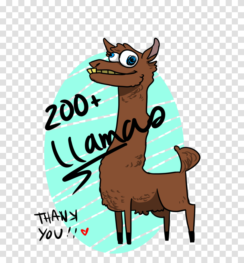 Llamas Thank You, Animal, Mammal, Wildlife Transparent Png