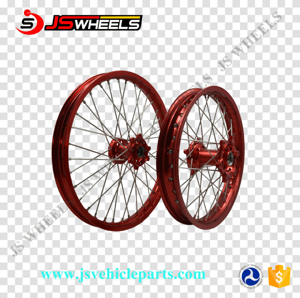 Llantas Completas Cr 125 Crf 250 Crf 450 Supermoto Spoke Rims, Machine, Wheel, Alloy Wheel, Bicycle Transparent Png