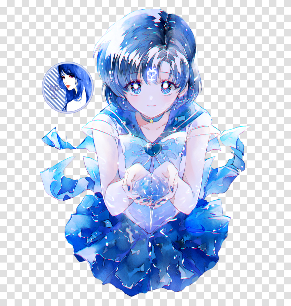 Llibnw Sailor Mercury, Comics, Book, Manga, Graphics Transparent Png