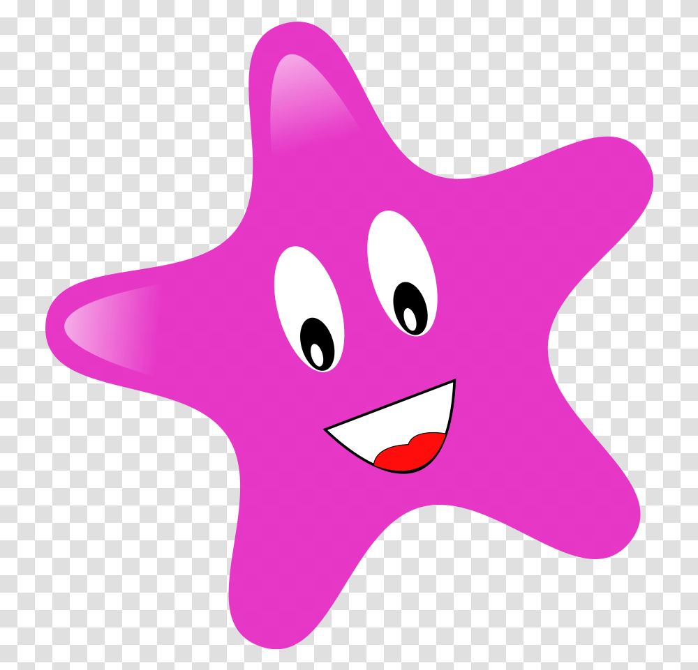 Llustration Of Purple Star Smiley Face Free Image Pink Happy Star, Star Symbol Transparent Png