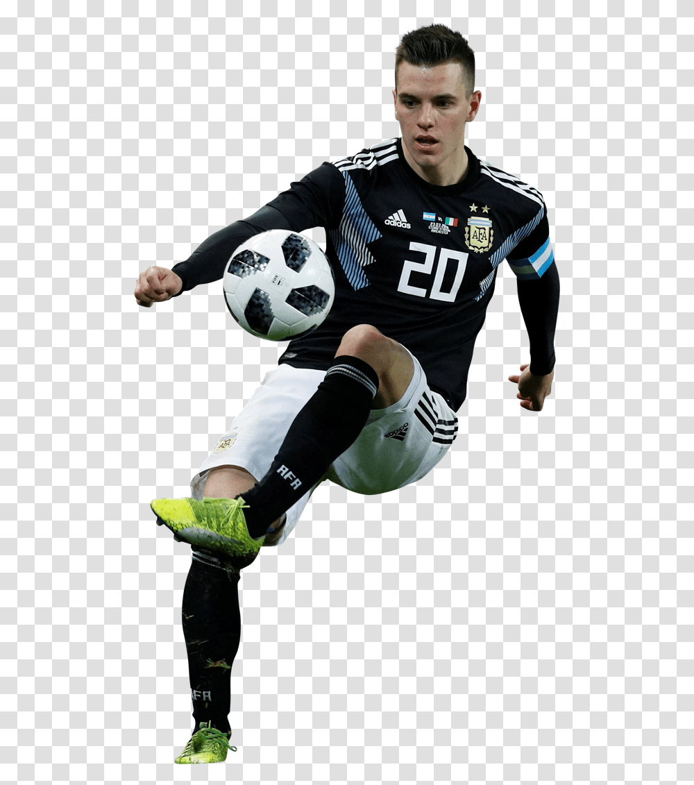 Lo Celso Argentina, Soccer Ball, Football, Team Sport, Person Transparent Png
