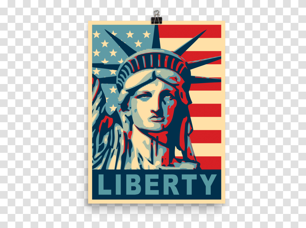 Load Image Into Gallery Viewer Liberty Democracy Statue Of Liberty, Poster, Advertisement Transparent Png