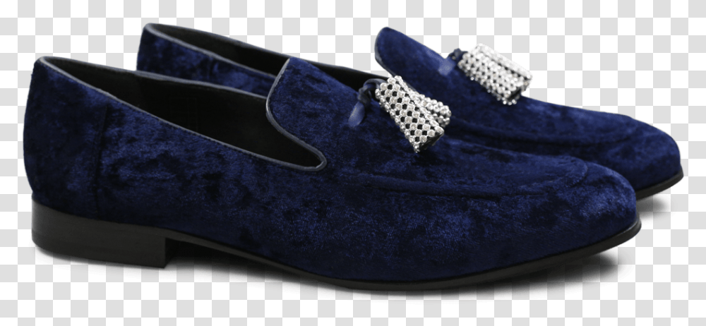 Loafers Claire 10 Velvet Navy Tassel Stones Slip On Shoe, Apparel, Footwear, Suede Transparent Png