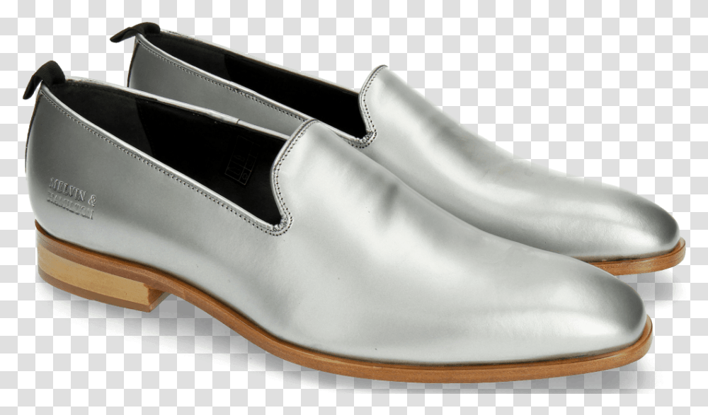 Loafers Prince 1 Brush Silver Slip On Shoe, Apparel, Footwear, Clogs Transparent Png