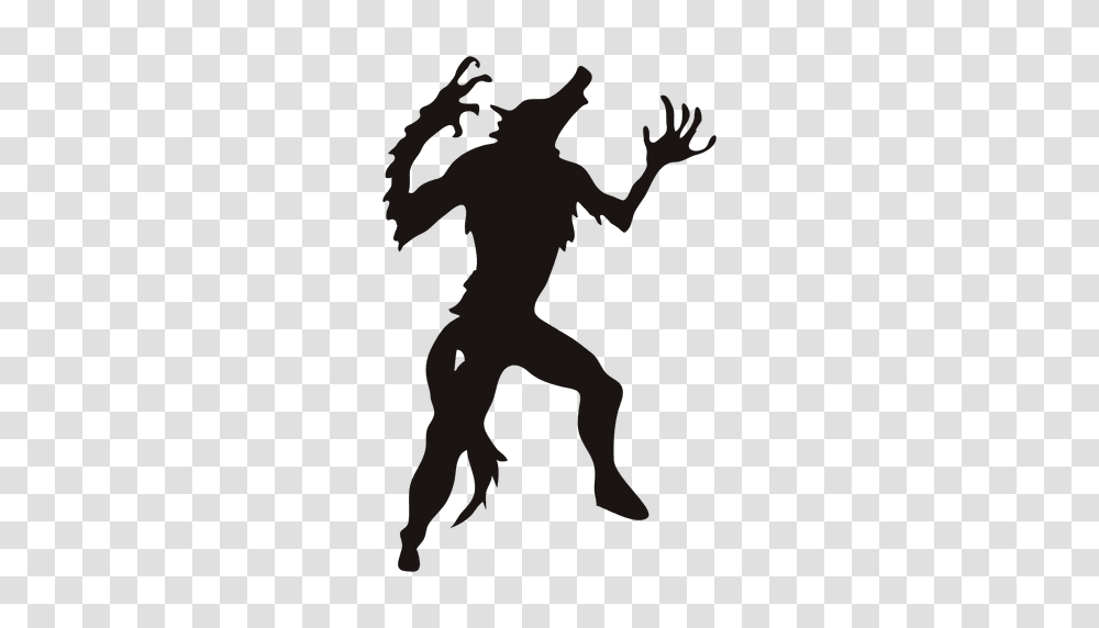 Lobo De Halloween Silueta, Silhouette, Person, Human, People Transparent Png