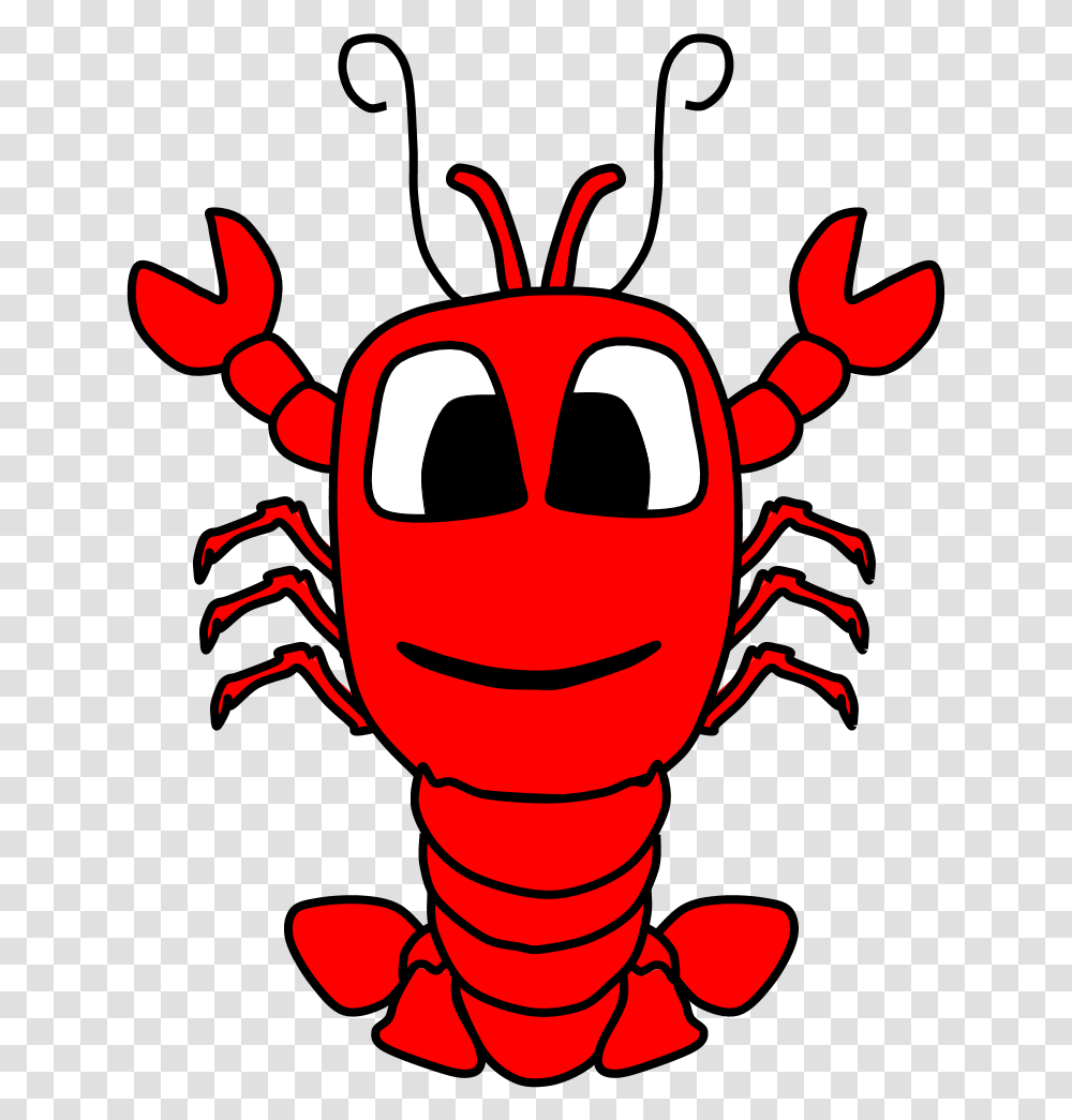Lobster Big Eyes Cartoon Animal Cartoon Lobster, Sea Life, Seafood, Crawdad, Crab Transparent Png