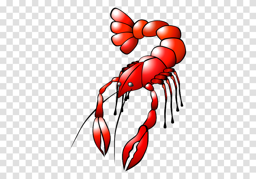 Lobster Crayfish Animal Food Red Sea Crawl Clipart Idea, Seafood, Crawdad, Sea Life, Dynamite Transparent Png