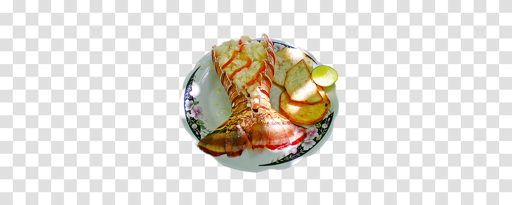 Lobster Dish Food, Meal, Platter, Porcelain Transparent Png