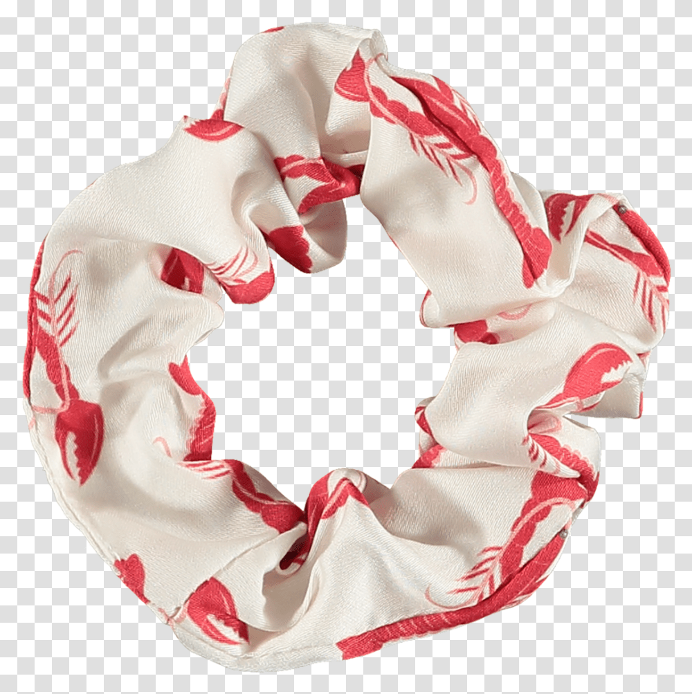 Lobster Roll Scrunchie - Baizik Lovely, Wreath, Clothing, Apparel, Person Transparent Png