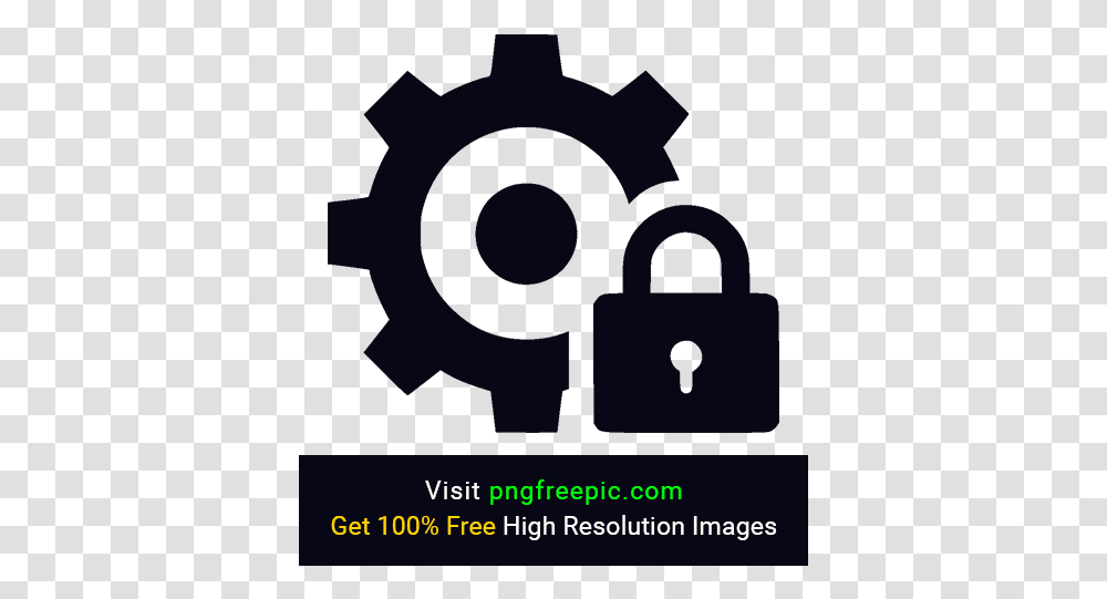 Locak Setting Icon High Resolution Golden Frame, Poster, Advertisement, Machine, Gear Transparent Png