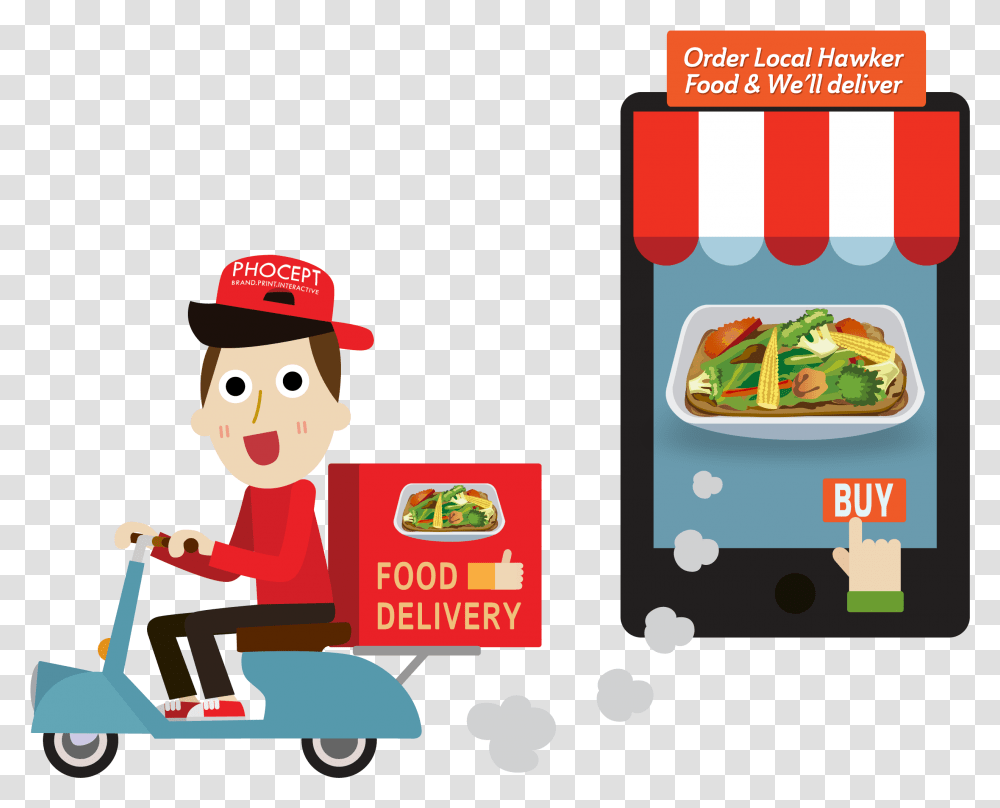 Local Food Delivery Rider Service Order Food Online, Advertisement, Poster, Flyer, Paper Transparent Png